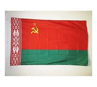 AZ FLAG Drapeau République socialiste soviétique de Biélorussie 1919-1991 90x60cm - Drapeau de la RSSB d'URSS 60 x 90 cm Fourreau pour hampe