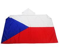AZ FLAG Drapeau République tchèque 150x90 cm - Cape Drapeau Tchéquie 100% Polyester Avec Manches Intégrées - Body Flag 80g