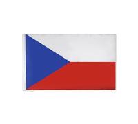 AZ FLAG - Drapeau République tchèque - 150x90 cm - Polyester léger - Drapeau Tchèque - Tchéquie Avec Fourreau et Cordelettes - 80g