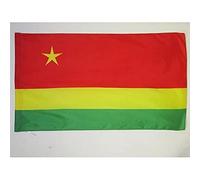 AZ FLAG - Drapeau Réunion indépendantiste - 150x90 cm - Drapeau Nationaliste Réunionais 100% Polyester Avec Fourreau et cordelette - Pavillon 110 g