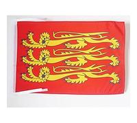 Drapeau Richard Cœur de Lion 45x30cm - PAVILLON roi Richard I d'Angleterre 30 x 45 cm haute qualité - AZ FLAG