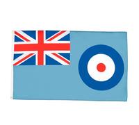 AZ FLAG - Drapeau Royal Air Force britannique - 250x150 cm - Grand Drapeau Raf Ensign - Force Aérienne Royale Britannique 100% Polyester Avec Oeillets Métalliques Intégrés - Pavillon 300 g