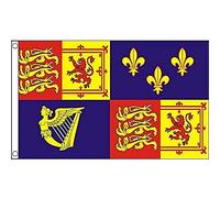 AZ FLAG - Drapeau royal Royaume-Uni 1707-1714 Reine Anne - 150x90 cm - Drapeau Rois Britanniques 100% Polyester Avec Oeillets Métalliques Intégrés - Pavillon 110 g