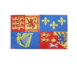 AZ FLAG - Drapeau royal Royaume-Uni 1714-1801 Maison d'Hanovre - 150x90 cm - Drapeau Rois Britanniques 100% Polyester Avec Oeillets Métalliques Intégrés - Pavillon 110 g