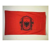 AZ FLAG - Drapeau Royaume albanais 1939-1944 - 150x90 cm - Drapeau Royal D'Albanie 100% Polyester Avec Fourreau et cordelette - Pavillon 110 g