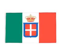AZ FLAG Drapeau Royaume d’Italie couronne 150x90 cm 2 Œillets