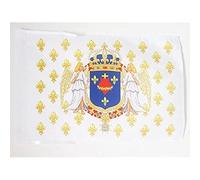 AZ FLAG Drapeau Royaume de France Anges Sacré Cœur 45x30 cm Cordelettes