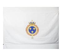 AZ FLAG - Drapeau Royaume de France Restauration bourbonienne - 90x60 cm - Drapeau Monarchie Française 1814-1830 100% Polyester Avec Fourreau et Cordelette - Pavillon 50 g