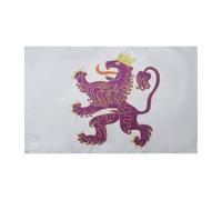AZ FLAG - Drapeau Royaume de León 910-1230 - 150x90 cm - Drapeau Monarchie Espagnole - Espagne 100% Polyester Avec Fourreau et cordelette - Pavillon 110 g