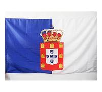 AZ FLAG - Drapeau Royaume de Portugal 1139-1910 - 150x90 cm - Drapeau Royal Portugais 100% Polyester avec Fourreau et cordelette - Pavillon 110 g