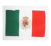 AZ FLAG - Drapeau Royaume des Deux-Siciles 1860-1861 - 45x30 cm - Pavillon Italie - Sicile 100% Polyester Avec Deux Cordelettes - 20g