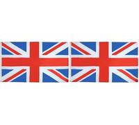 AZ FLAG - Drapeau Royaume-Uni - 150x90 cm - Polyester léger - Drapeau Anglais - Uk - Grande Bretagne Avec Oeillets Métalliques Intégrés - 80g (Lot de 2)