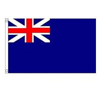 AZ FLAG - Drapeau Royaume-Uni Naval Ensign Blue Squadron - 150x90 cm - Drapeau Navy Britannique 100% Polyester Avec Oeillets Métalliques Intégrés - Pavillon 110 g