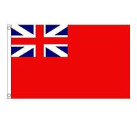 AZ FLAG - Drapeau Royaume-Uni Naval Ensign Red Squadron - 150x90 cm - Drapeau Navy Britannique 100% Polyester Avec Oeillets Métalliques Intégrés - Pavillon 110 g