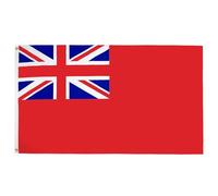 AZ FLAG - Drapeau Royaume-Uni Red Ensign - 150x90 cm - Drapeau Pavillon Marine UK - Royal Navy 100% Polyester avec Oeillets Métalliques Intégrés - Pavillon 110 g