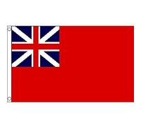 AZ FLAG - Drapeau Royaume-Uni Red Ensign Colonial - 150x90 cm - Drapeau Empire Colonial Britannique 100% Polyester Avec Oeillets Métalliques Intégrés - Pavillon 110 g
