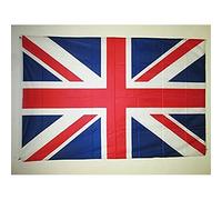 AZ FLAG - Drapeau Royaume-Uni Spécial Extérieur - 150x90 cm - Drapeau Anglais - Uk - Grande Bretagne En Maille Bloquée Avec Anneaux Plastiques Intégrés - 170g