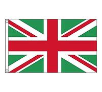 AZ FLAG Drapeau Royaume-Uni vert et rouge 150x90 cm 2 Œillets