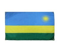 AZ FLAG Drapeau Rwanda 150x90 cm Drapeau Rwandais Polyester Léger 4 Œillets