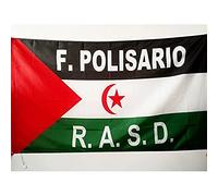 AZ FLAG - Drapeau Sahara Occidental Libre - 90x60 cm - Drapeau Rasd Sahraoui 100% Polyester Avec Fourreau et Cordelette - Pavillon 50 g