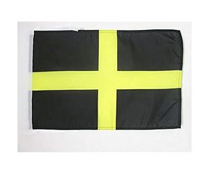 AZ FLAG Drapeau Saint David 45x30cm - PAVILLON Saint David's Day - Pays de Galles 30 x 45 cm Haute qualité