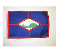 AZ FLAG - Drapeau Saint-Eustache - 45x30 cm - Pavillon De Statia 100% Polyester Avec Deux Cordelettes - 20g