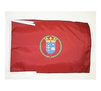 AZ FLAG - Drapeau Saint-Jacques-de-Compostelle - 45x30 cm - Pavillon Santiago De Compostela 100% Polyester Avec Deux Cordelettes - 20g