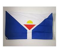 AZ FLAG - Drapeau Saint-Martin - 150x90 cm - Drapeau Saint-Martinois 100% Polyester Avec Oeillets Métalliques Intégrés - Pavillon 110 g