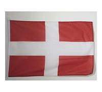 AZ FLAG - Drapeau Savoie Spécial Extérieur - 150x90 cm - Drapeau Savoyard En Maille Bloquée Avec Anneaux Plastiques Intégrés - 170g
