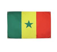 AZ FLAG Drapeau Sénégal 150x90 cm avec 4 oeillets, Pavillon Sénégalais pour balcon ou mur