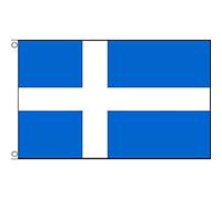 AZ FLAG - Drapeau Shetland - 90x60 cm - Drapeau Archipel Des Shetland 100% Polyester Avec Oeillets Métalliques Intégrés - Pavillon 50 g