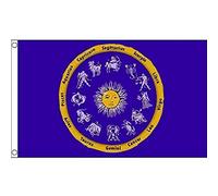 AZ FLAG Drapeau Signes du Zodiaque 150x90 cm Polyester 100D 2 Œillets