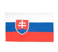AZ FLAG - Drapeau Slovaquie - 90x60 cm - Drapeau Slovaque 100% Polyester Avec Oeillets Métalliques Intégrés - Pavillon 50 g