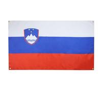 AZ FLAG Drapeau Slovénie 150x90 cm avec 4 oeillets, Pavillon Slovène pour balcon ou mur