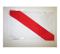 AZ FLAG - Drapeau Strasbourg - 45x30 cm - Pavillon Strasbourgeoise 100% Polyester Avec Deux Cordelettes - 20g