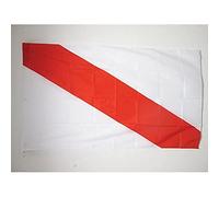 AZ FLAG - Drapeau Strasbourg - 90x60 cm - Drapeau Strasbourgeoise 100% Polyester Avec Fourreau et Cordelette - Pavillon 50 g
