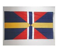 AZ FLAG - Drapeau Suède-Norvège 1814-1905 - 90x60 cm - Drapeau Suédois Norvégien 100% Polyester Avec Fourreau et Cordelette - Pavillon 50 g