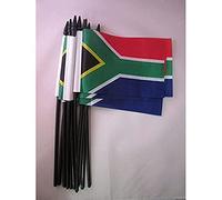 AZ FLAG Drapeau sur Hampe Afrique du Sud 15x10 cm Polyester Léger Hampe