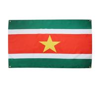 AZ FLAG Drapeau Suriname 150x90 cm Surinamien Polyester Léger 4 Œillets