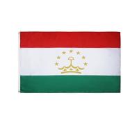 AZ FLAG - Drapeau Tadjikistan - 90x60 cm - Drapeau Tadjik 100% Polyester Avec Oeillets Métalliques Intégrés - Pavillon 50 g
