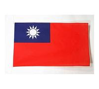 AZ FLAG - Drapeau Taiwan - 90x60 cm - Drapeau Taïwanais 100% Polyester Avec Oeillets Métalliques Intégrés - Pavillon 50 g