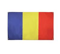 AZ FLAG Drapeau Tchad 150x90 cm avec 4 oeillets, Pavillon Tchadien pour balcon ou mur