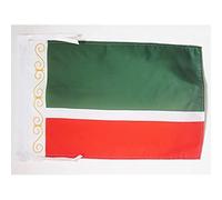 Drapeau Tchétchénie 45x30cm - PAVILLON république tchétchène 30 x 45 cm haute qualité - AZ FLAG