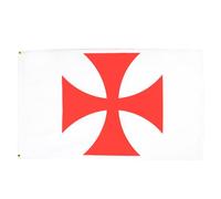 AZ FLAG Drapeau Templiers Ordre du Temple 150x90 cm 2 Œillets