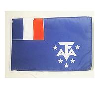 AZ FLAG Drapeau Terres australes et antarctiques française 45x30 cm | Usage intérieur et extérieur Drapeau décoratif des Terres australes françaises coutures doubles et bords renforcés
