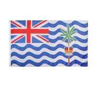 AZ FLAG - Drapeau Territoires britanniques de l'océan indien - 90x60 cm - Drapeau Des Biot 100% Polyester Avec Oeillets Métalliques Intégrés - Pavillon 50 g