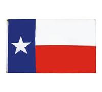 AZ FLAG - Drapeau Texas - 90x60 cm - Drapeau Texan - Etat Américain - USA - Etats-Unis 100% Polyester avec Oeillets Métalliques Intégrés - Pavillon 50 g