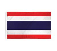 AZ FLAG - Drapeau Thaïlande - 250x150 cm - Grand Drapeau Thaïlandais 100% Polyester Avec Oeillets Métalliques Intégrés - Pavillon 300 g