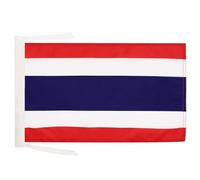 AZ FLAG - Drapeau Thaïlande - 45x30 cm - Pavillon Thaïlandais 100% Polyester avec Deux Cordelettes - 20g
