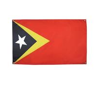 AZ FLAG Drapeau Timor Oriental 150x90 cm avec 4 oeillets, Pavillon Timorais pour balcon ou mur